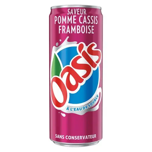 Oasis pomme cassis framboise