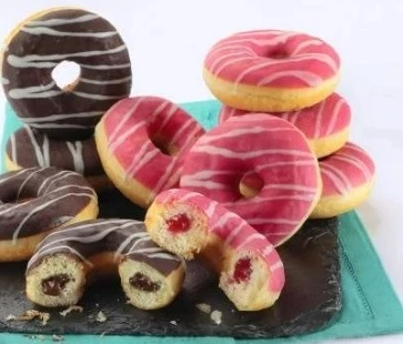 Donut fourré fraise